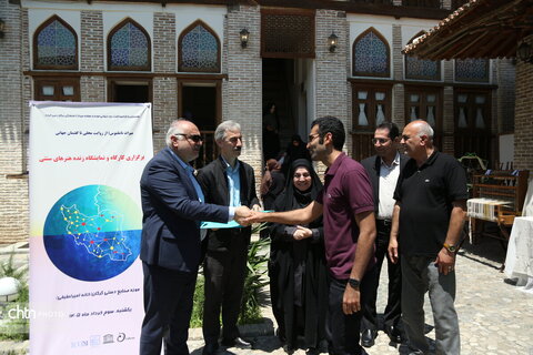 نمایش توانمندی هنرمندان گلستان در هفته میراث‌فرهنگی