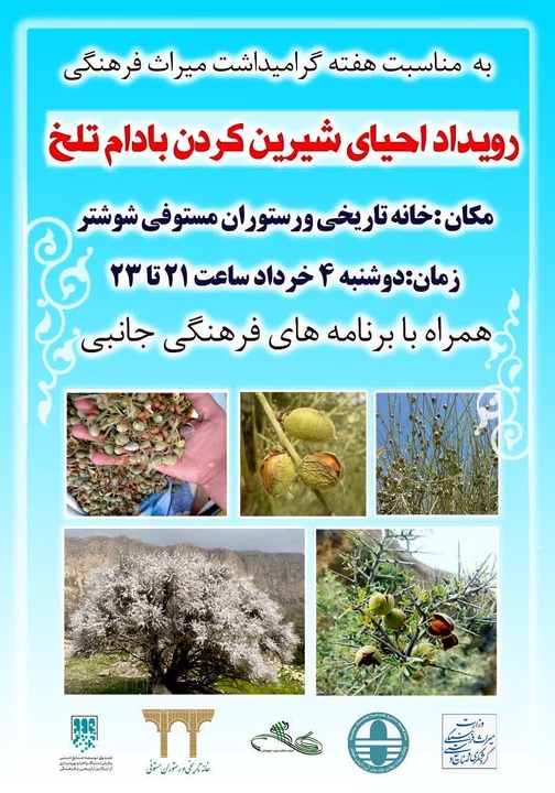 احیای آیین کهن «شیرین‌سازی بادام تلخ» در خانه تاریخی مستوفی شوشتر