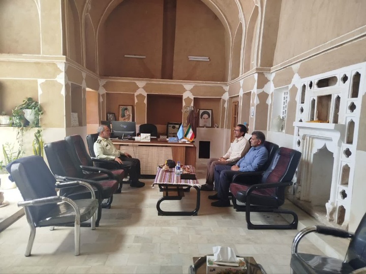 بازدید فرمانده یگان حفاظت میراث‌فرهنگی خراسان جنوبی از شهرستان خوسف