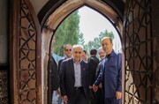 بازدید استاندار آذربایجان‌شرقی از مسجد تاریخی سنگی روستای اسنق