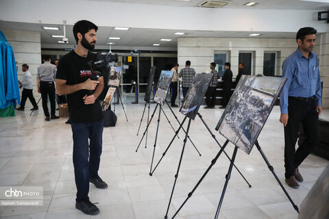 نمایشگاه « ایستاده در غبار»؛ روایتی از مقاومت تمدن ایران در برابر تجاوز آمریکایی_صهیونی