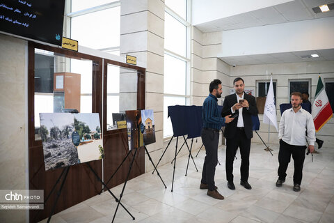 نمایشگاه « ایستاده در غبار»؛ روایتی از مقاومت تمدن ایران در برابر تجاوز آمریکایی_صهیونی