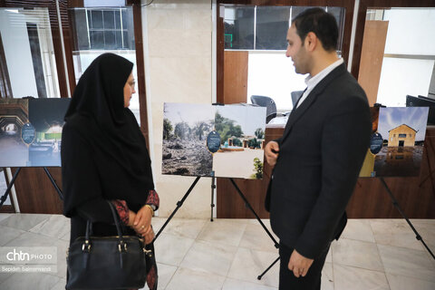 نمایشگاه « ایستاده در غبار»؛ روایتی از مقاومت تمدن ایران در برابر تجاوز آمریکایی_صهیونی