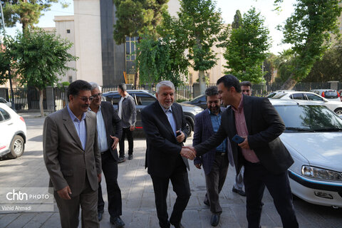 بازدید صالحی امیری از پژوهشگاه میراث‌فرهنگی و گردشگری