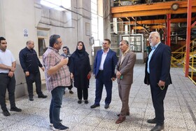 بازدید مدیر کل میراث فرهنگی، گردشگری و صنایع دستی استان البرز از کارخانه قند کرج