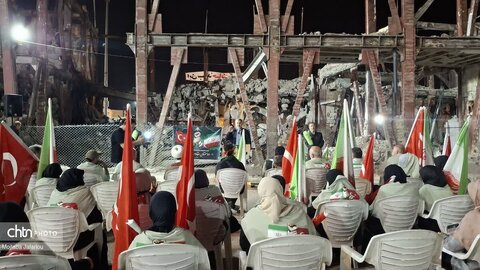 حضور بانوان کشور ترکیه با حضور در مجموعه مقدس حسینیه اعظم زنجان