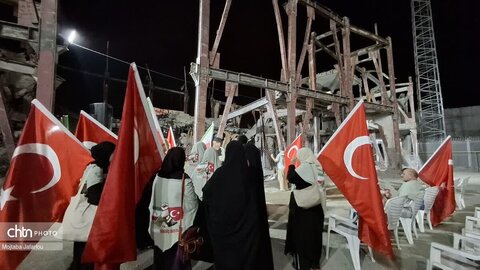 حضور بانوان کشور ترکیه در حسینیه اعظم زنجان