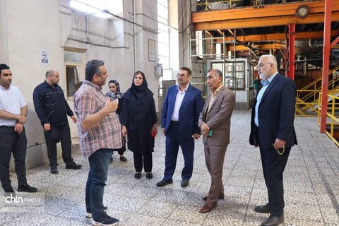 بازدید مدیر کل میراث فرهنگی، گردشگری و صنایع دستی استان البرز از کارخانه قند کرج