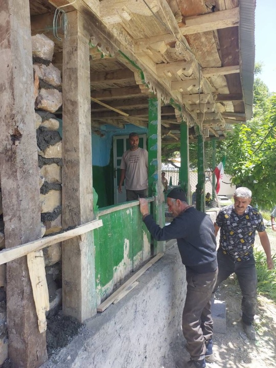 آغاز عملیات مرمت بقعه متبرکه روستای لُرود املش