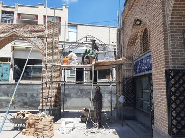 شروع عملیات تکمیل رواق‌های بخش تجاری و دروازه اصلی مجموعه میراث جهانی شیخ صفی‌الدین اردبیلی