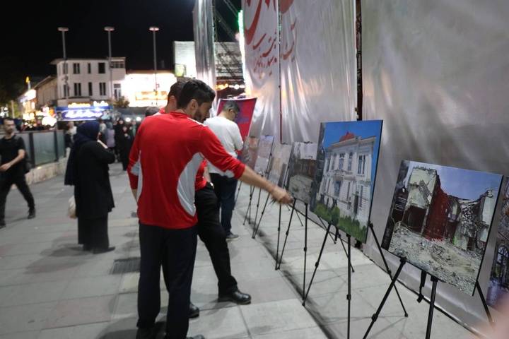 نمایشگاه ایستاده در غبار گیلان