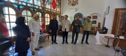 بازدید مدیران حوزه هنری انقلاب اسلامی از ظرفیت‌های هنری آذربایجان غربی در موزه صنایع‌دستی