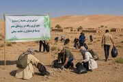 برگزاری پویش مستمر پاکسازی محیط زیست در روستا و کویر مصر