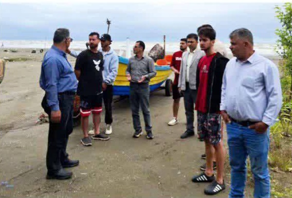 ۵مسیر دسترسی به برخط ساحلی رامسر برای پیشگیری از حوادث احتمالی مسدود شد