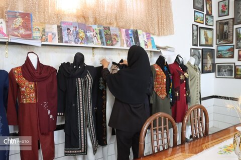 هنر سنتی سوزندوزی  شهرستان کاشمر