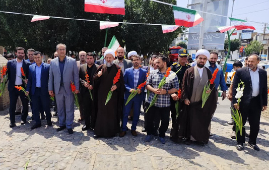 خدمت‌رسانی موکب هنرمندان قرچک در عید غدیر و گرامیداشت قیام ۱۵ خرداد