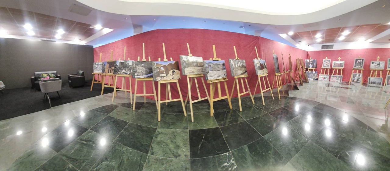 روایت ایستادگی کودکان ایران در آیین روز جهانی «کودکان قربانی جنگ»/ نمایشگاه «ایستاده در غبار» خسارات تجاوز به میراثفرهنگی کشور را به تصویر کشید