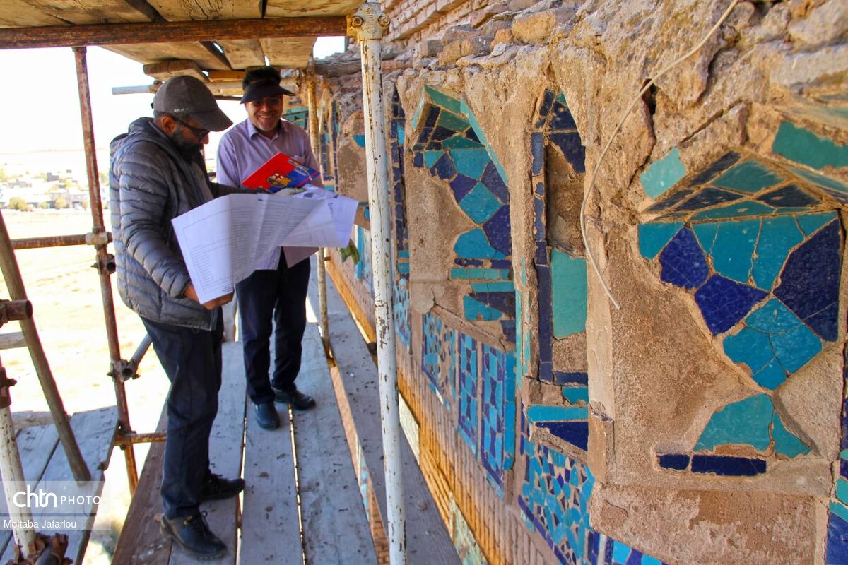 آغاز عملیات حفاظت و مرمت مقرنس‌های ضلع شمال غربی گنبد سلطانیه