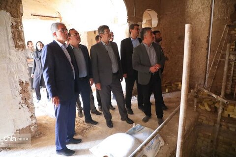از افتتاح تا احیا؛ پایش میدانی استاندار در قلب میراث و هنر یزد