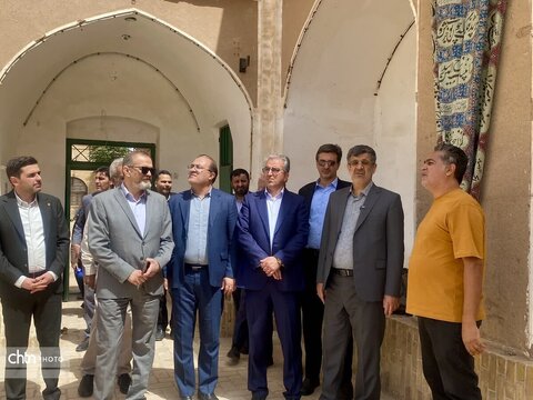 از افتتاح تا احیا؛ پایش میدانی استاندار در قلب میراث و هنر یزد