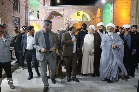 رونمایی از گنبد امامزاده محمد تفرش