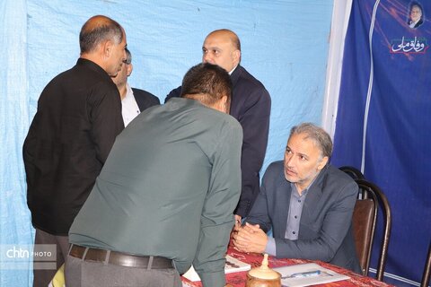 میز خدمت اداره‌کل میراث‌فرهنگی خراسان شمالی در تجمعات شبانه
