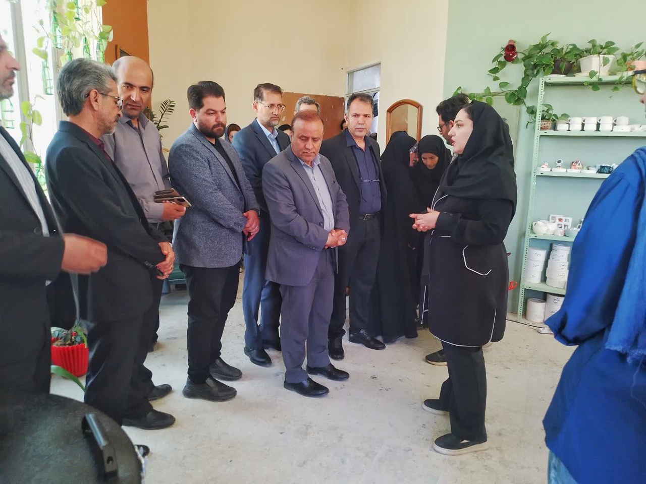 افتتاح نمایشگاه صنایعدستی خانه خلاق ملایر