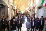 بهره‌برداری از  پروژه مسیر تشرف به حرم رضوی و احیای بازار تاریخی فرش مشهد