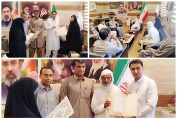 تجلیل از صنعتگران شاخص و دارنده مُهر اصالت ملی در شهرستان سرباز