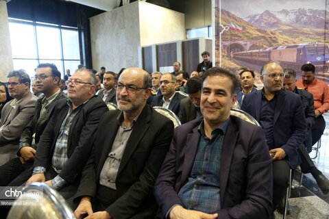 آیین افتتاح رسمی راه‌آهن اردبیل با حضور وبیناری رئیس‌جمهور پزشکیان
