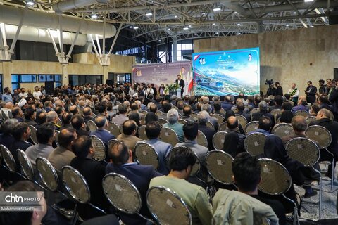 آیین افتتاح رسمی راه‌آهن اردبیل با حضور وبیناری رئیس‌جمهور پزشکیان