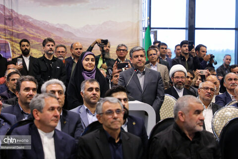 آیین افتتاح رسمی راه‌آهن اردبیل با حضور وبیناری رئیس‌جمهور پزشکیان