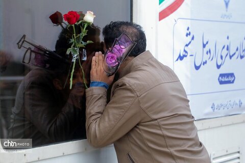آیین افتتاح رسمی راه‌آهن اردبیل با حضور وبیناری رئیس‌جمهور پزشکیان