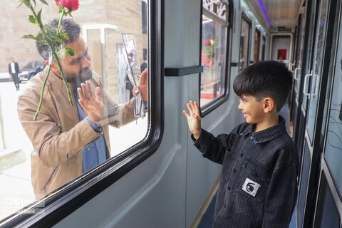 آیین افتتاح رسمی راه‌آهن اردبیل با حضور وبیناری رئیس‌جمهور پزشکیان