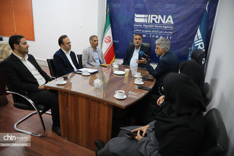 حضور مدیرکل میراث فرهنگی، گردشگری و صنایع دستی خوزستان در خبرگزاری جمهوری اسلامی ایران (ایرنا) ـ مرکز خوزستان