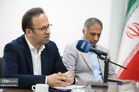 حضور مدیرکل میراث فرهنگی، گردشگری و صنایع دستی خوزستان در خبرگزاری جمهوری اسلامی ایران (ایرنا) ـ مرکز خوزستان