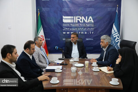 حضور مدیرکل میراث فرهنگی، گردشگری و صنایع دستی خوزستان در خبرگزاری جمهوری اسلامی ایران (ایرنا) ـ مرکز خوزستان