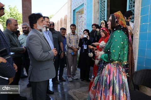 مسابقه نخ ریسی سنتی در سعدیه