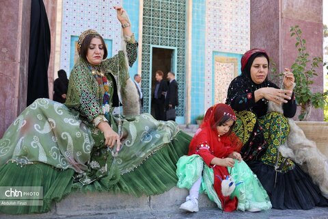 مسابقه نخ ریسی سنتی در سعدیه