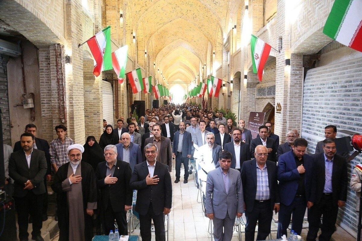 بهره‌برداری از  پروژه مسیر تشرف به حرم رضوی و احیای بازار تاریخی فرش مشهد