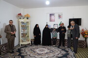 دیدار مسئولان میراث فرهنگی زنجان با خانواده شهید جبار حسنی