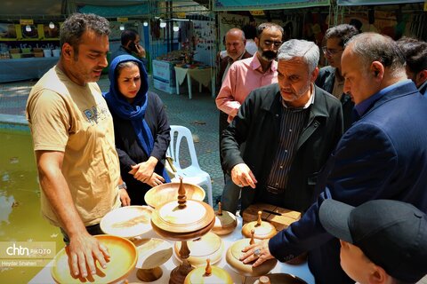 افتتاح نمایشگاه صنایع‌دستی در شهرستان بهشهر
