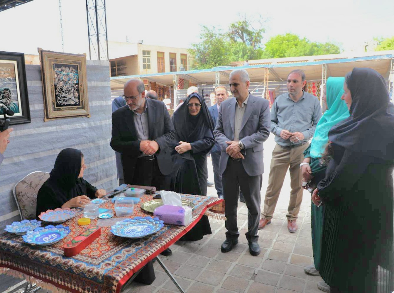 به مناسبت روز جهانی صنایع دستی؛ نمایشگاه صنایع‌دستی و هنرهای سنتی اردبیل گشایش یافت