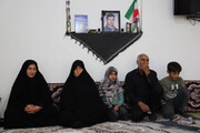 دیدار با خانواده شهید جبار حسنی از صنعتگران صنایع‌دستی