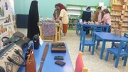 نمایشگاه صنایع‌دستی در شهرستان گرمه با همکاری کتابخانه‌های عمومی برگزار شد