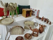 نمایشگاه صنایع‌دستی فاخر شهرستان سرباز برگزار شد