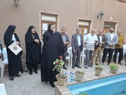 تجلیل از پیشکسوتان حوله‌بافی در روستای جهانی توبافی خراشاد