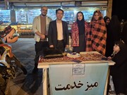 برپایی میز خدمت اداره میراث‌فرهنگی شهرستان مهدی‌شهر در اجتماع شب‌های اقتدار درجزین