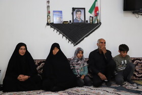 دیدار با خانواده شهید جبار حسنی از صنعتگران صنایع‌دستی