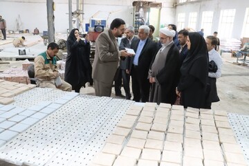 بازدید معاون استاندار و مدیرکل میراث‌فرهنگی خراسان رضوی از شرکت آرایه‌های معماری رضوی